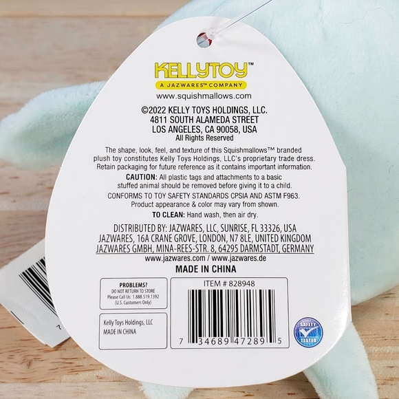 Squishmallow Niema the Narwhal 3.5" Clip UltraSoft Valentine's Day Plush Toy NWT - Picture 12 of 12